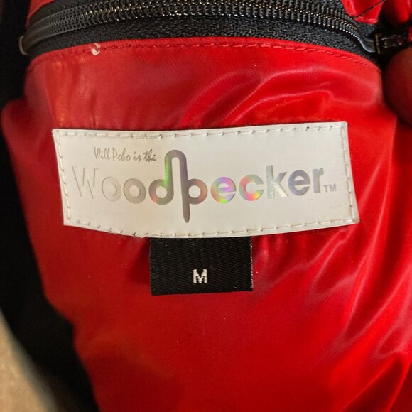 #110 Woody Bomber Jacket Red Diamond, Size Medium - Picture 12 of 15